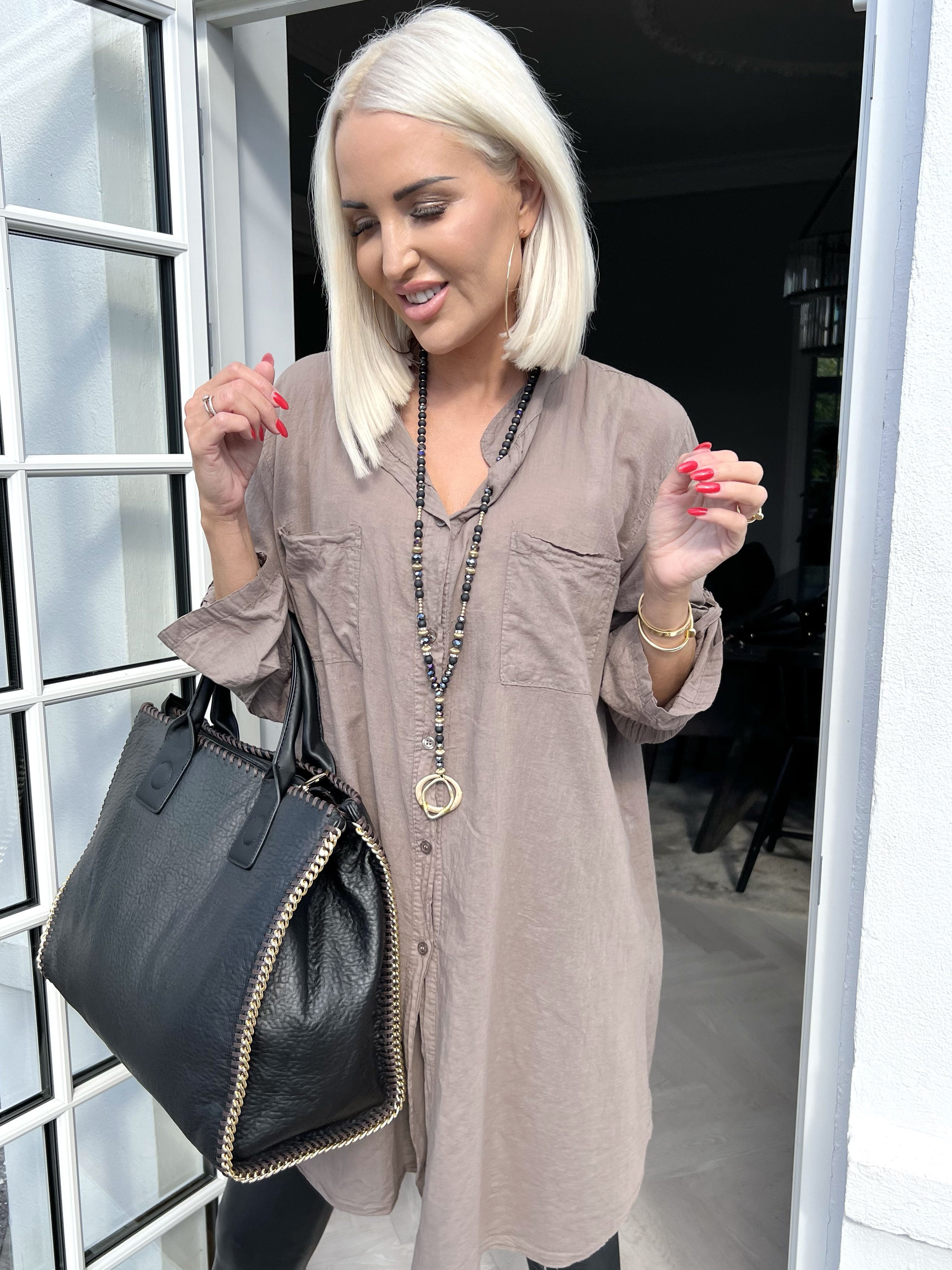 Berna Plain - Skjorta med fickor